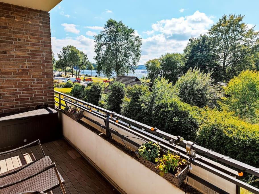Wohnung Mit Direktem Seeblick Möhnesee Exterior foto